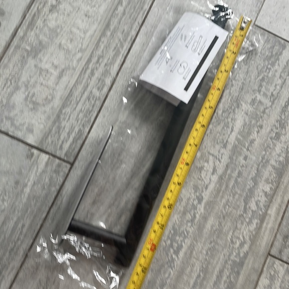 Stainless Steel Black Paper Towel Wipe Hanging Rack Store Cling Wipes Roll Paper - Picture 9 of 10